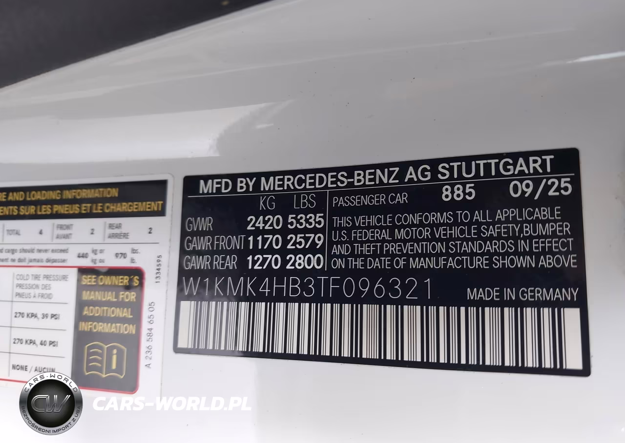 2026 Mercedes-Benz Cle 300 VIN:W1KMK4HB3TF096321 - 9