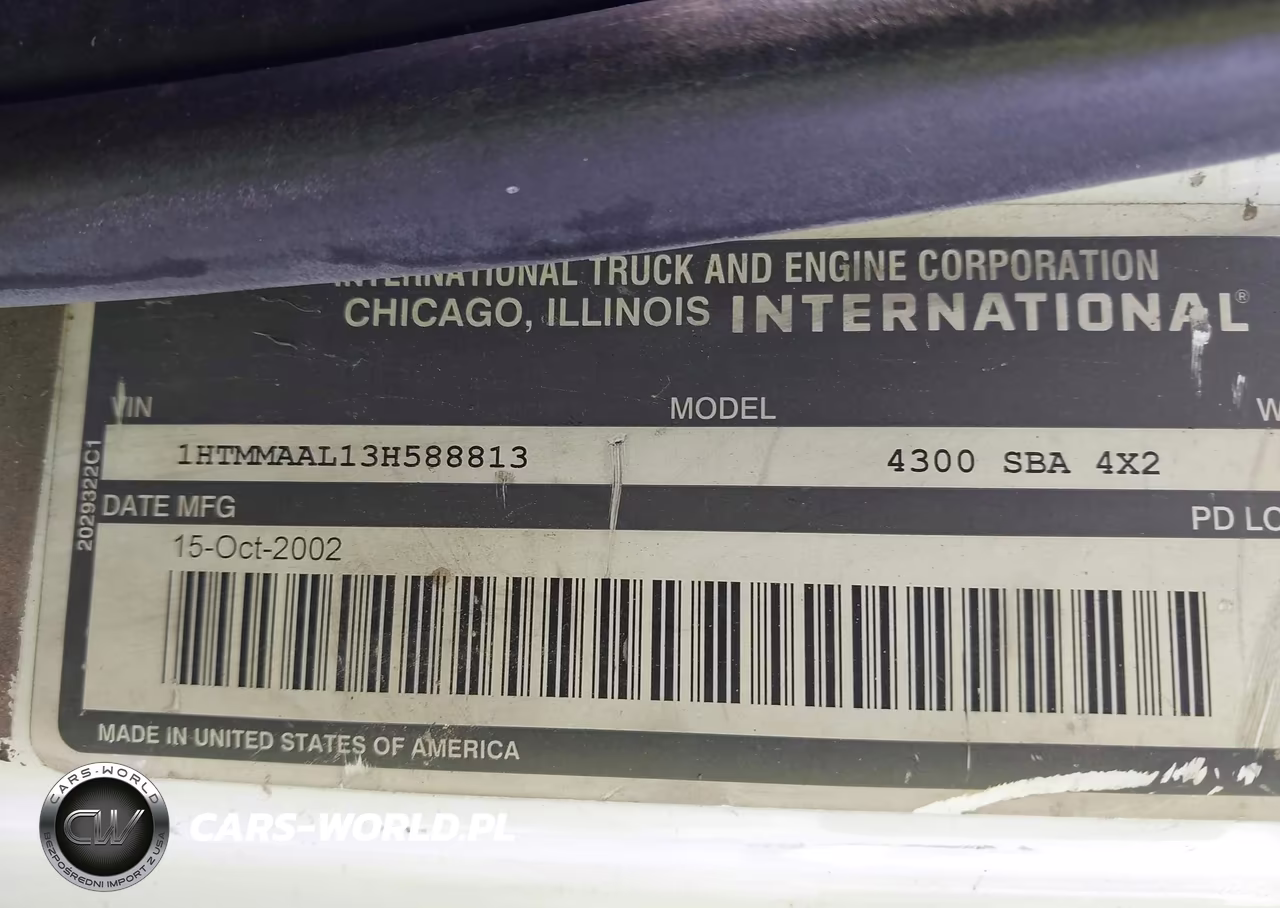 2003 International 4000 4300 VIN:1HTMMAAL13H588813 - 8