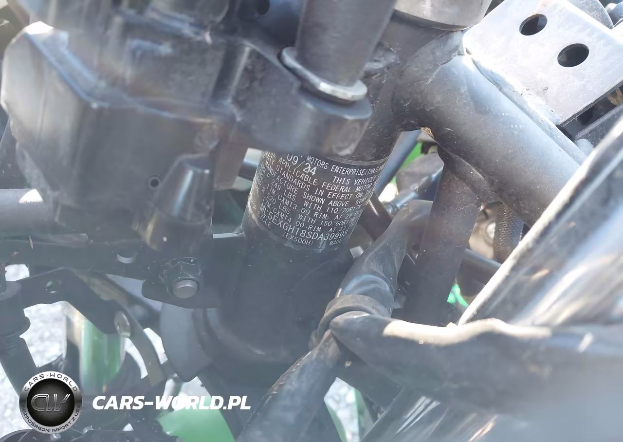 2025 Kawasaki Ex500 H VIN:ML5EXGH18SDA39998 - 10