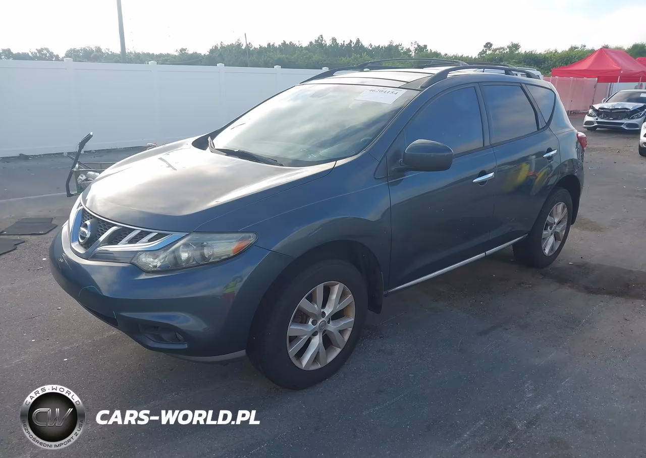 2014 Nissan Murano Sl VIN:JN8AZ1MU1EW413521 - 2