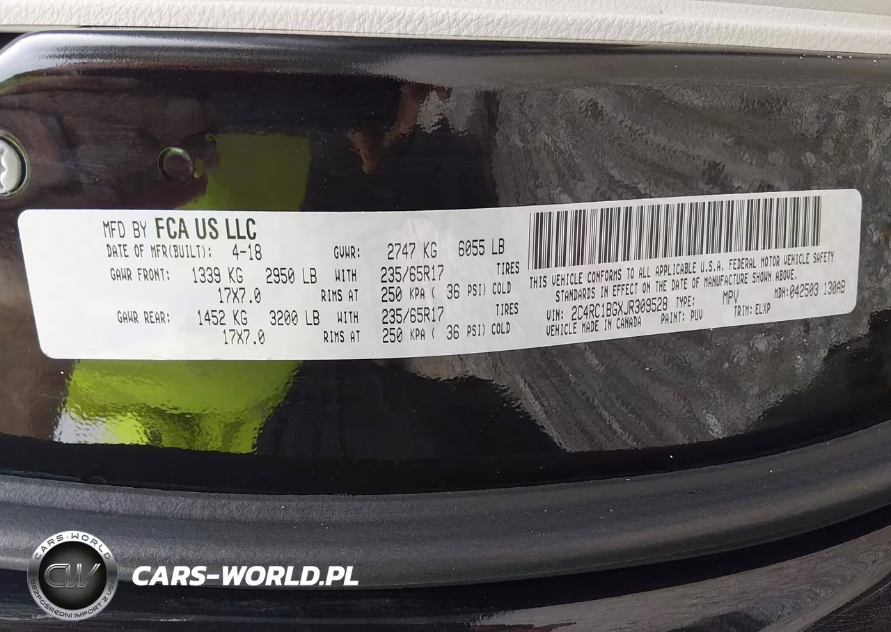 2018 Chrysler Pacifica Touring L VIN:2C4RC1BGXJR309528 - 9