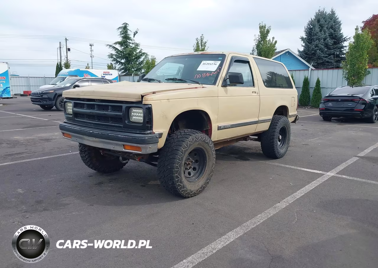 1992 Chevrolet Blazer S10 VIN:1GNCT18Z5N0120288 - 2