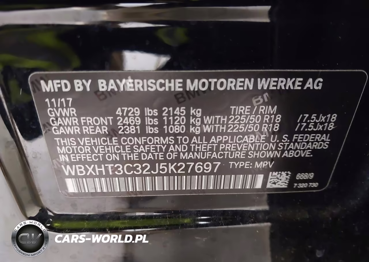 2018 BMW X1 xDrive28I VIN:WBXHT3C32J5K27697 - 9