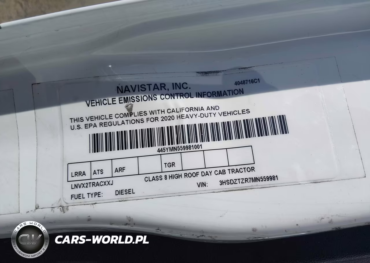 2021 International Lt VIN:3HSDZTZR7MN559981 - 8