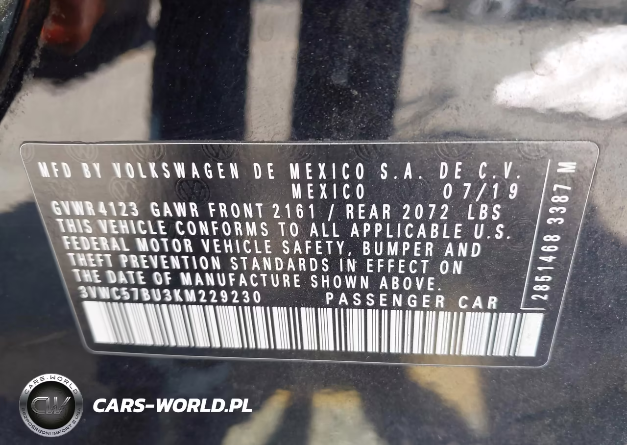 2019 Volkswagen Jetta 1.4T R-Line-1.4T S-1.4T Se VIN:3VWC57BU3KM229230 - 9