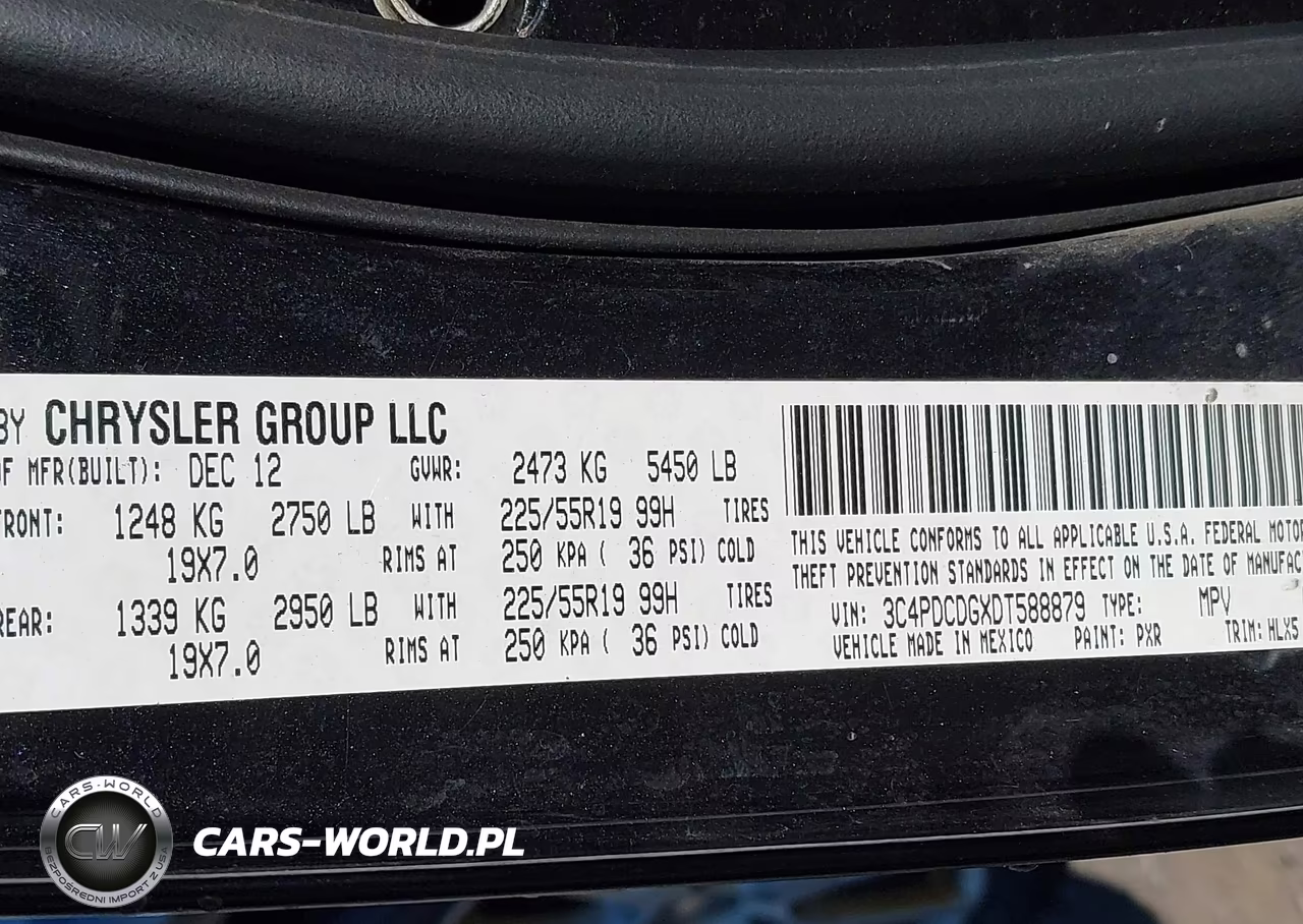 2013 Dodge Journey Crew VIN:3C4PDCDGXDT588879 - 9