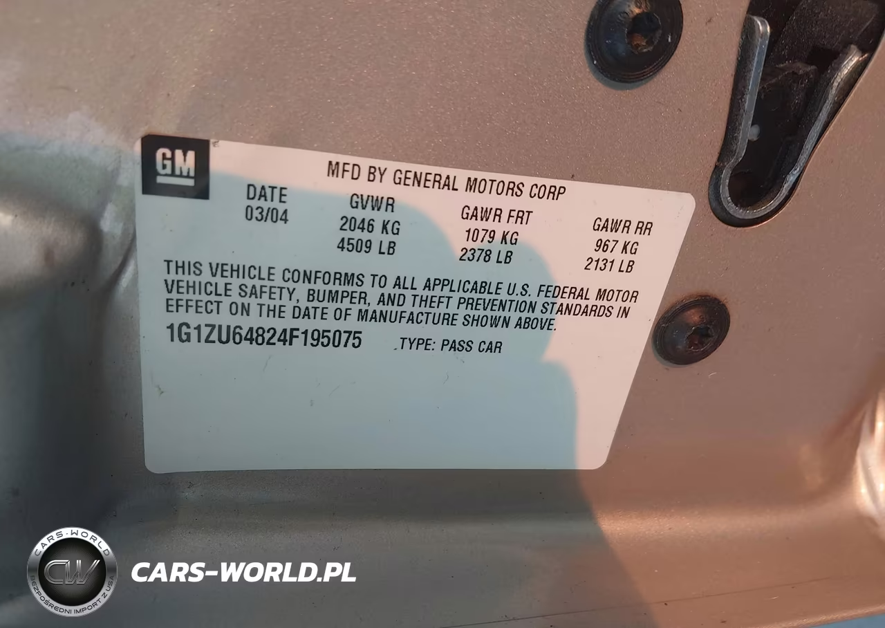2004 Chevrolet Malibu Maxx Lt VIN:1G1ZU64824F195075 - 9
