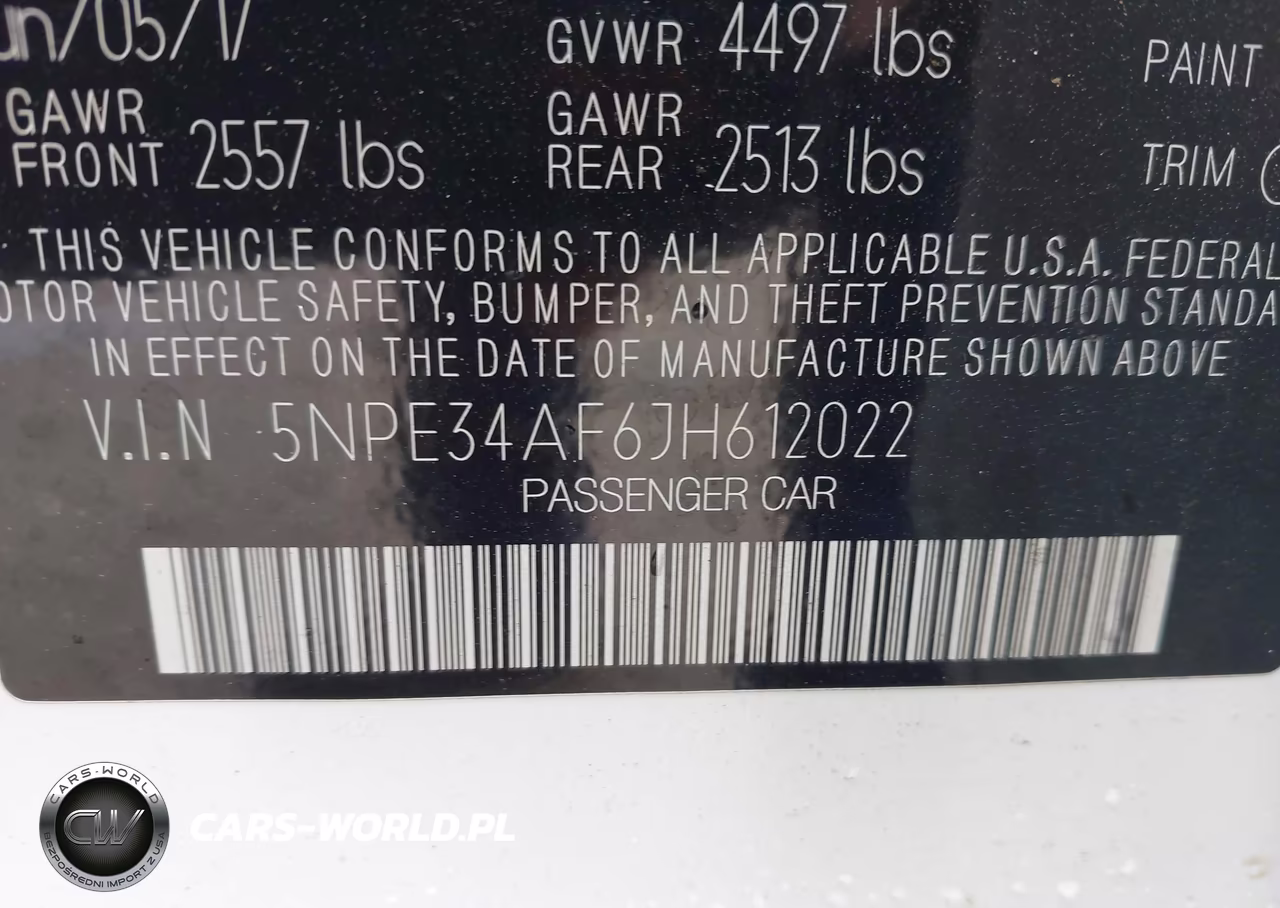 2018 Hyundai Sonata Limited VIN:5NPE34AF6JH612022 - 9