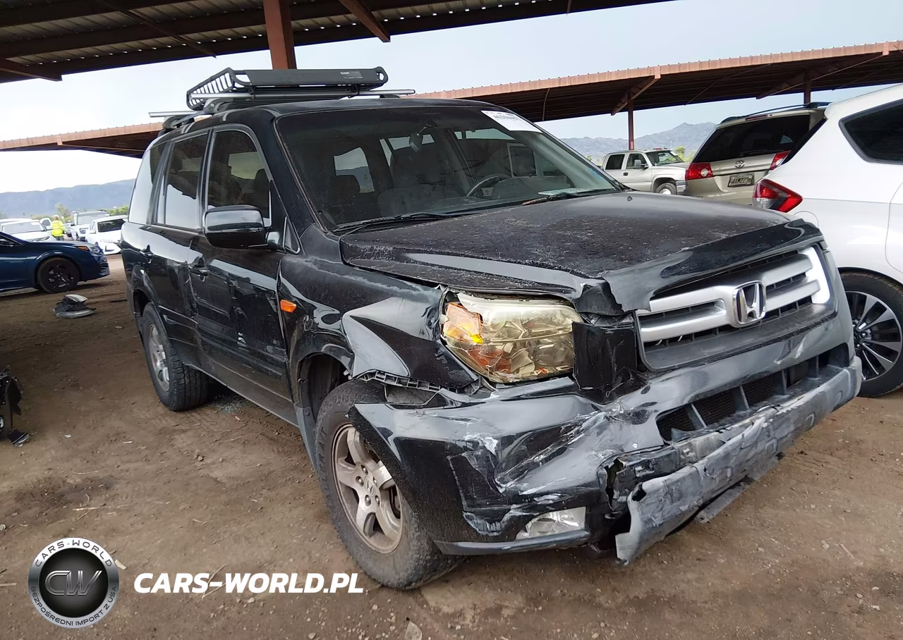 2006 Honda Pilot Ex VIN:2HKYF18416H512487 - 6