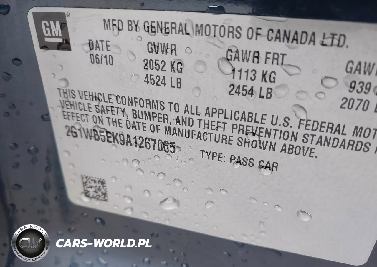 2010 Chevrolet Impala Lt VIN:2G1WB5EK9A1267065 - 9