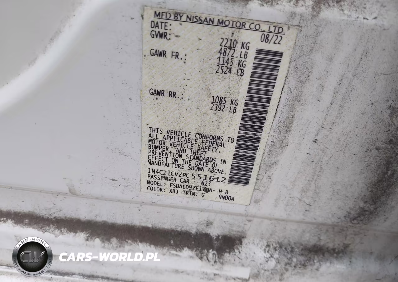 2023 Nissan Leaf Sv Plus 60 Kwh VIN:1N4CZ1CV2PC551612 - 9