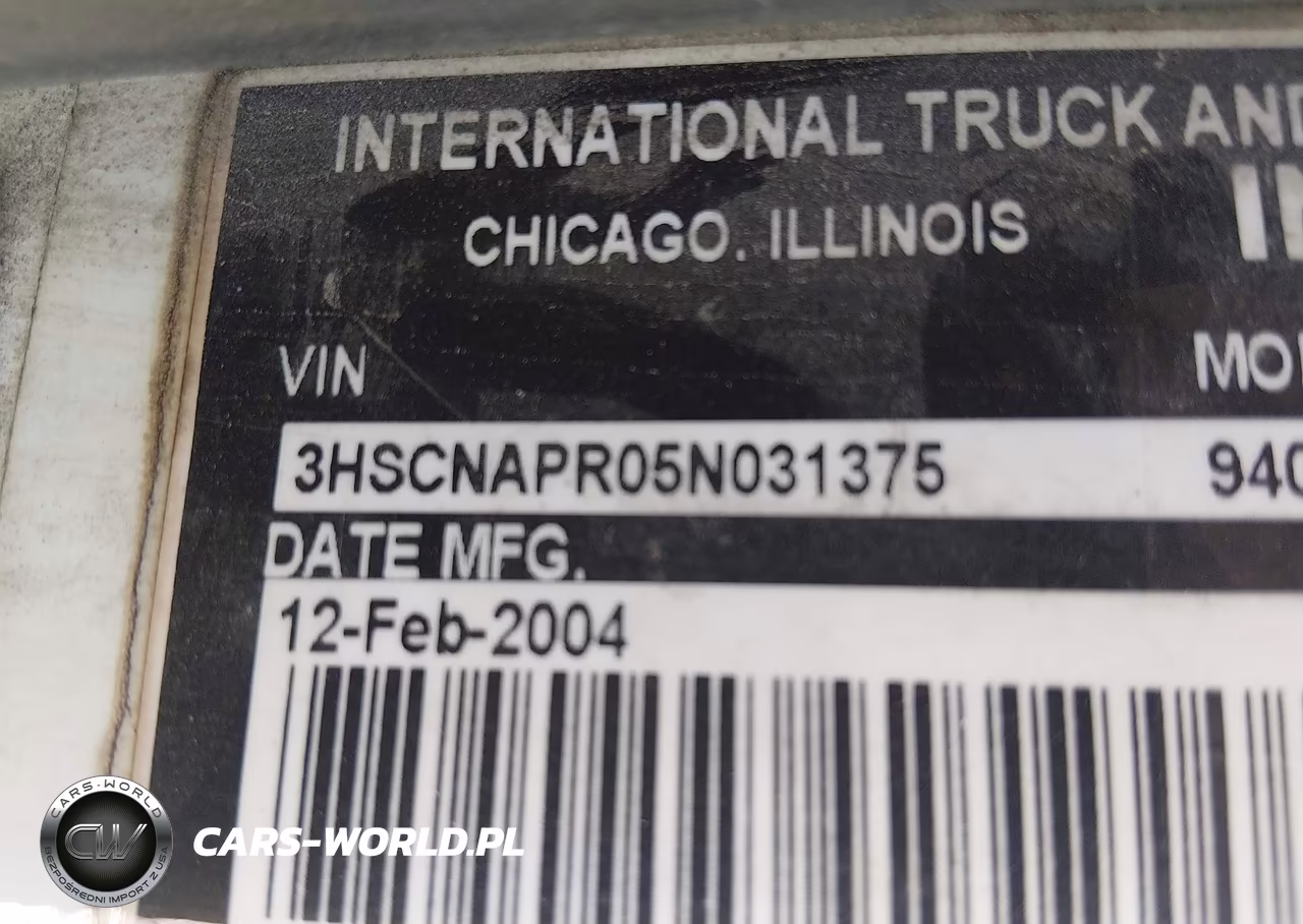2005 International 9400 9400I VIN:3HSCNAPR05N031375 - 8