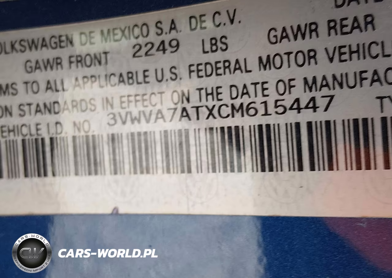 2012 Volkswagen Beetle 2.0T Turbo VIN:3VWVA7ATXCM615447 - 9