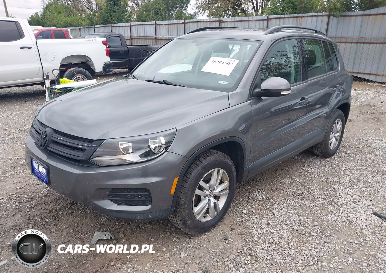 2016 Volkswagen Tiguan S VIN:WVGBV7AX2GW604540 - 2