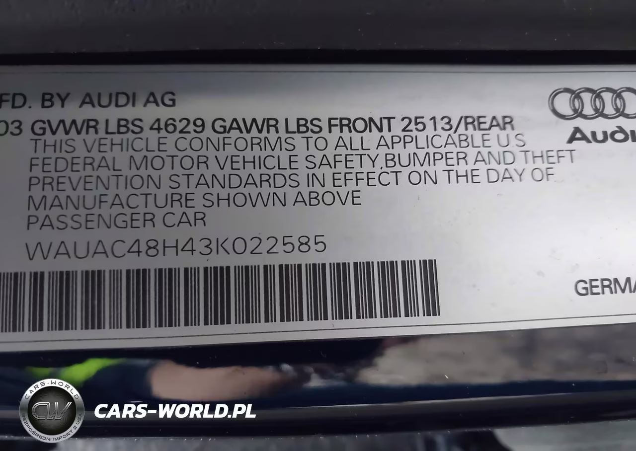 2003 Audi A4 1.8T VIN:WAUAC48H43K022585 - 9