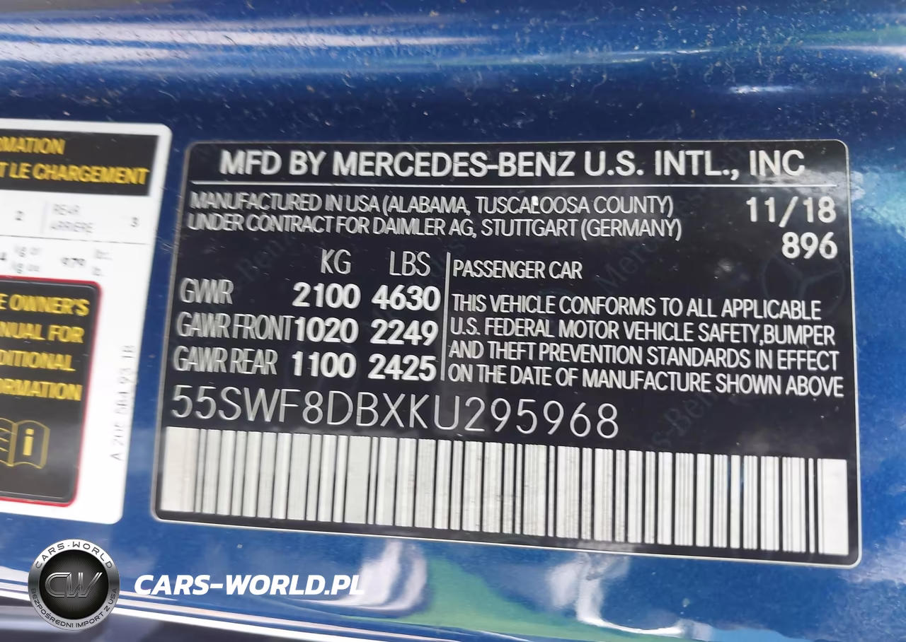 2019 Mercedes-Benz C 300 VIN:55SWF8DBXKU295968 - 9