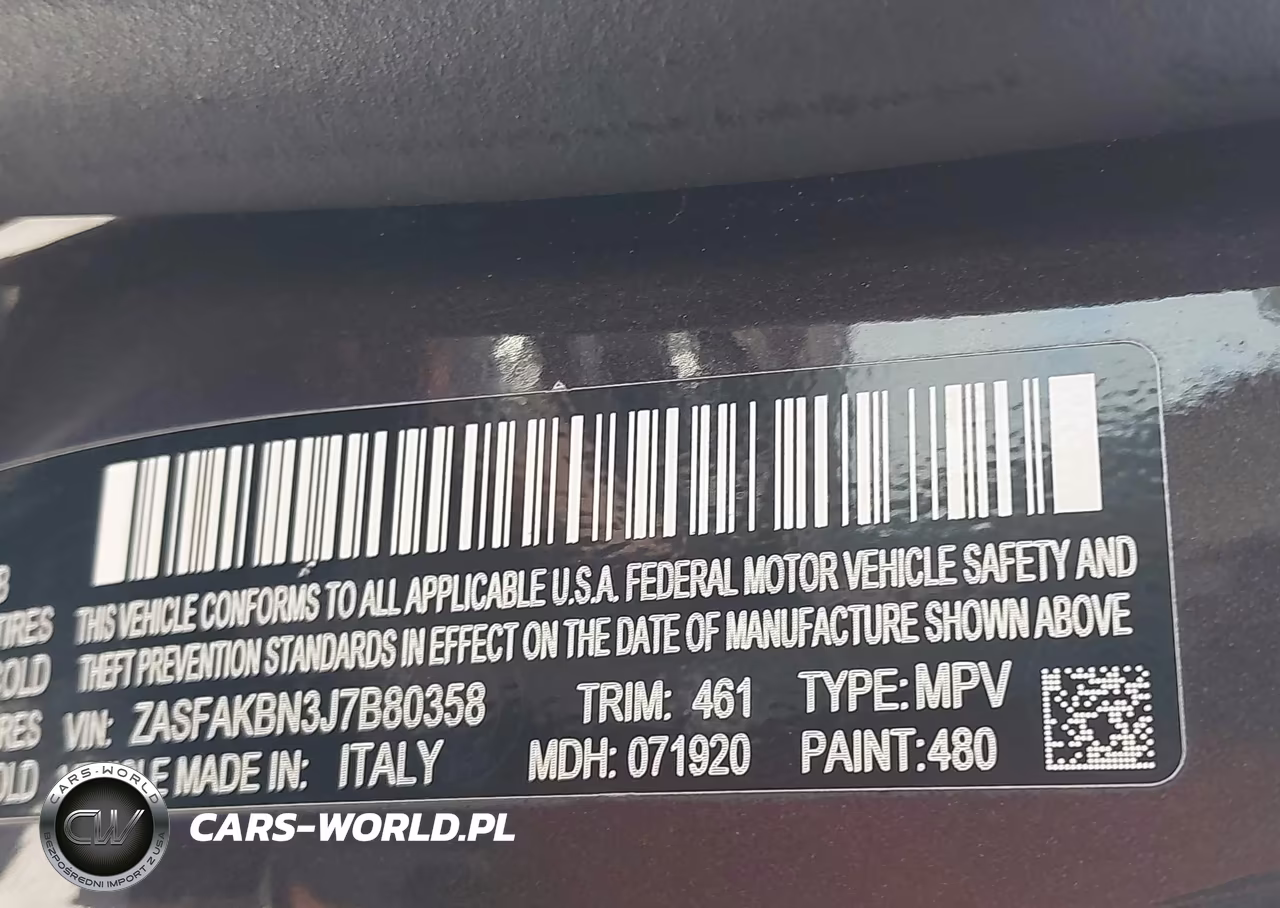 2018 Alfa Romeo Stelvio Ti Awd VIN:ZASFAKBN3J7B80358 - 9