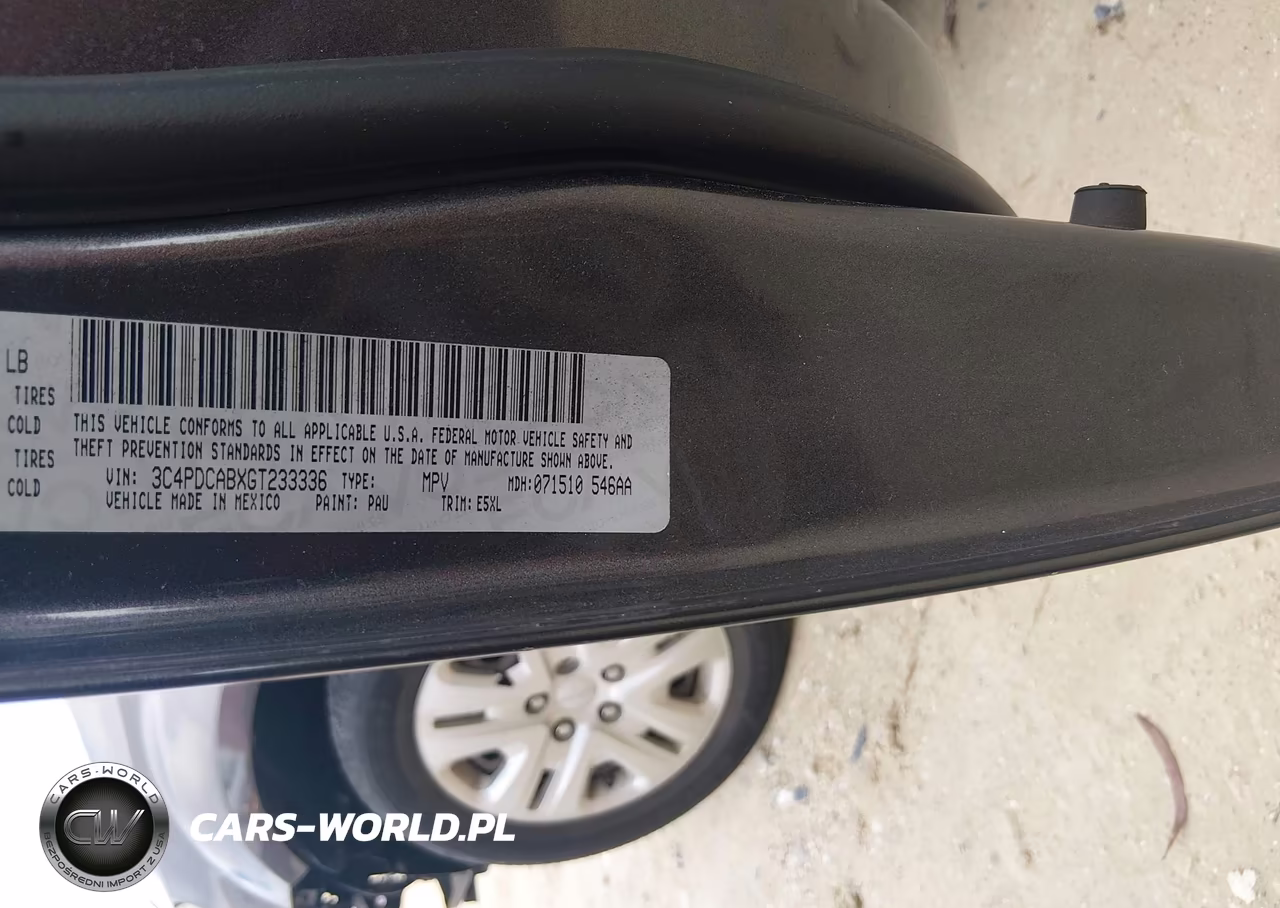 2016 Dodge Journey Se VIN:3C4PDCABXGT233336 - 9