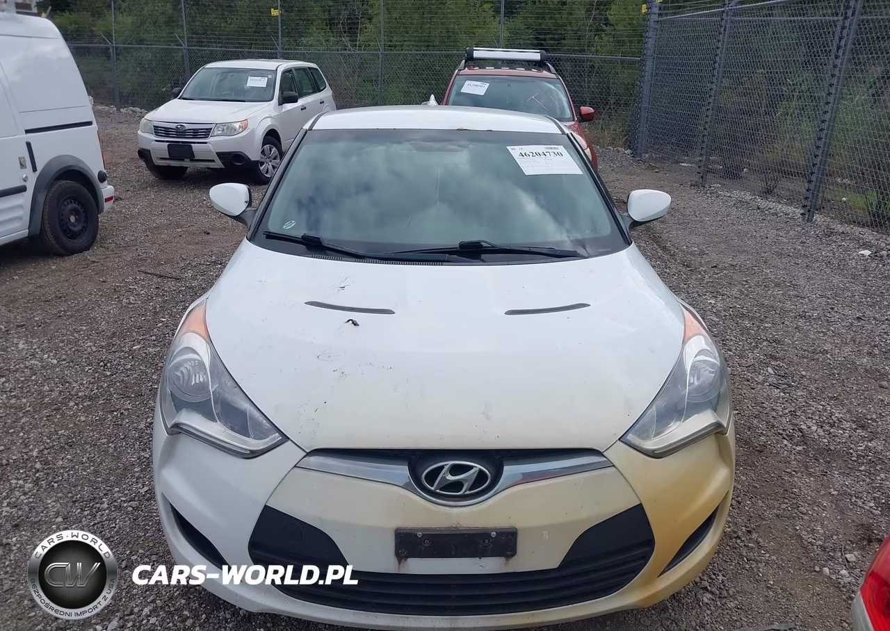 2012 Hyundai Veloster Gray Int VIN:KMHTC6AD7CU050864 - 6