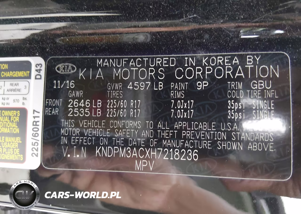 2017 Kia Sportage Lx VIN:KNDPM3ACXH7218236 - 16