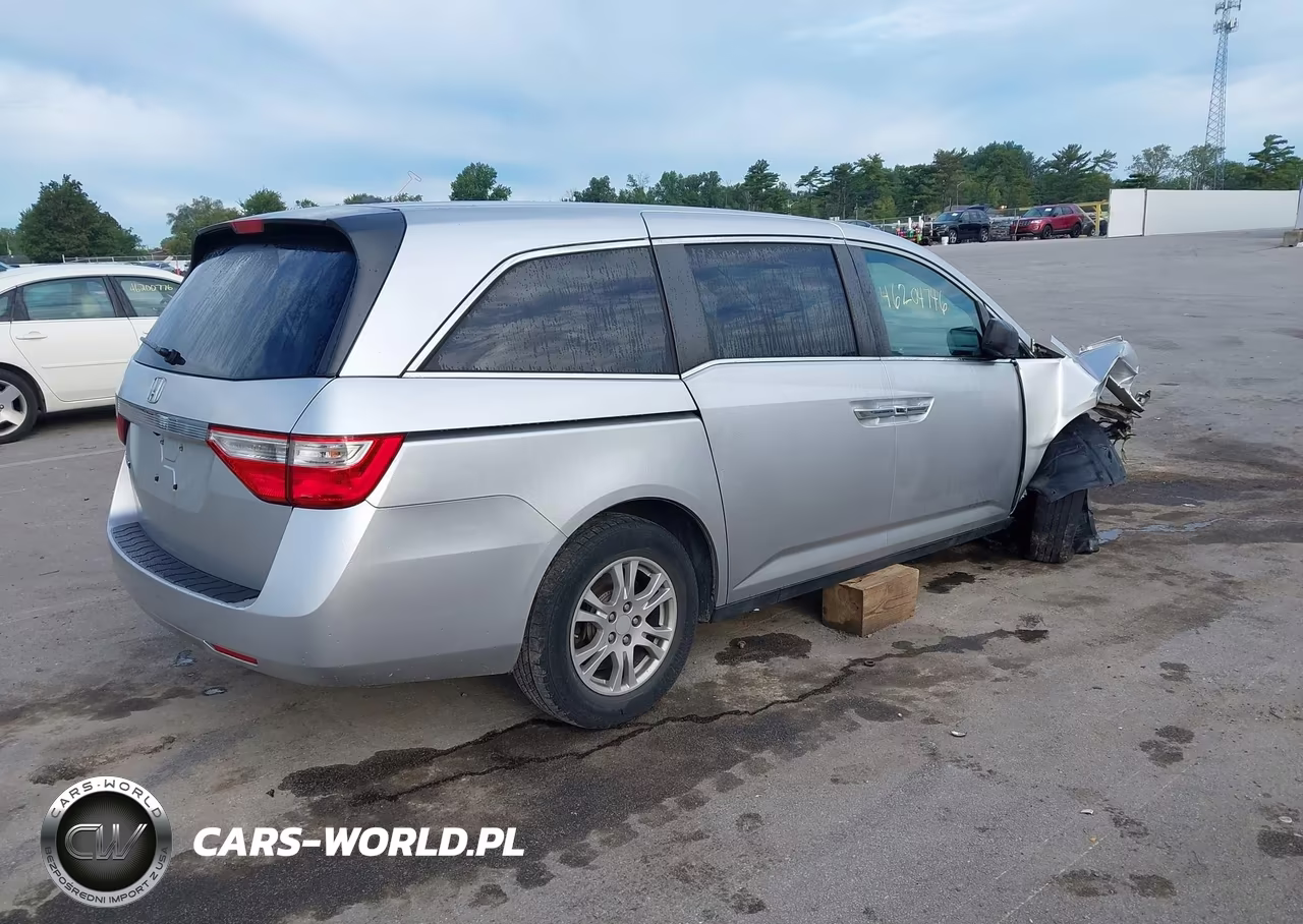 2012 Honda Odyssey Ex-L VIN:5FNRL5H63CB093719 - 4