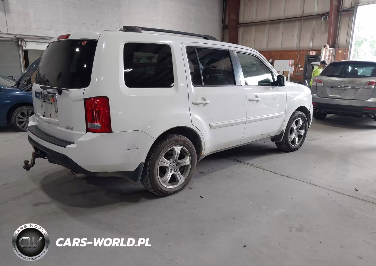 2013 Honda Pilot Ex-L VIN:5FNYF4H66DB042195 - 4
