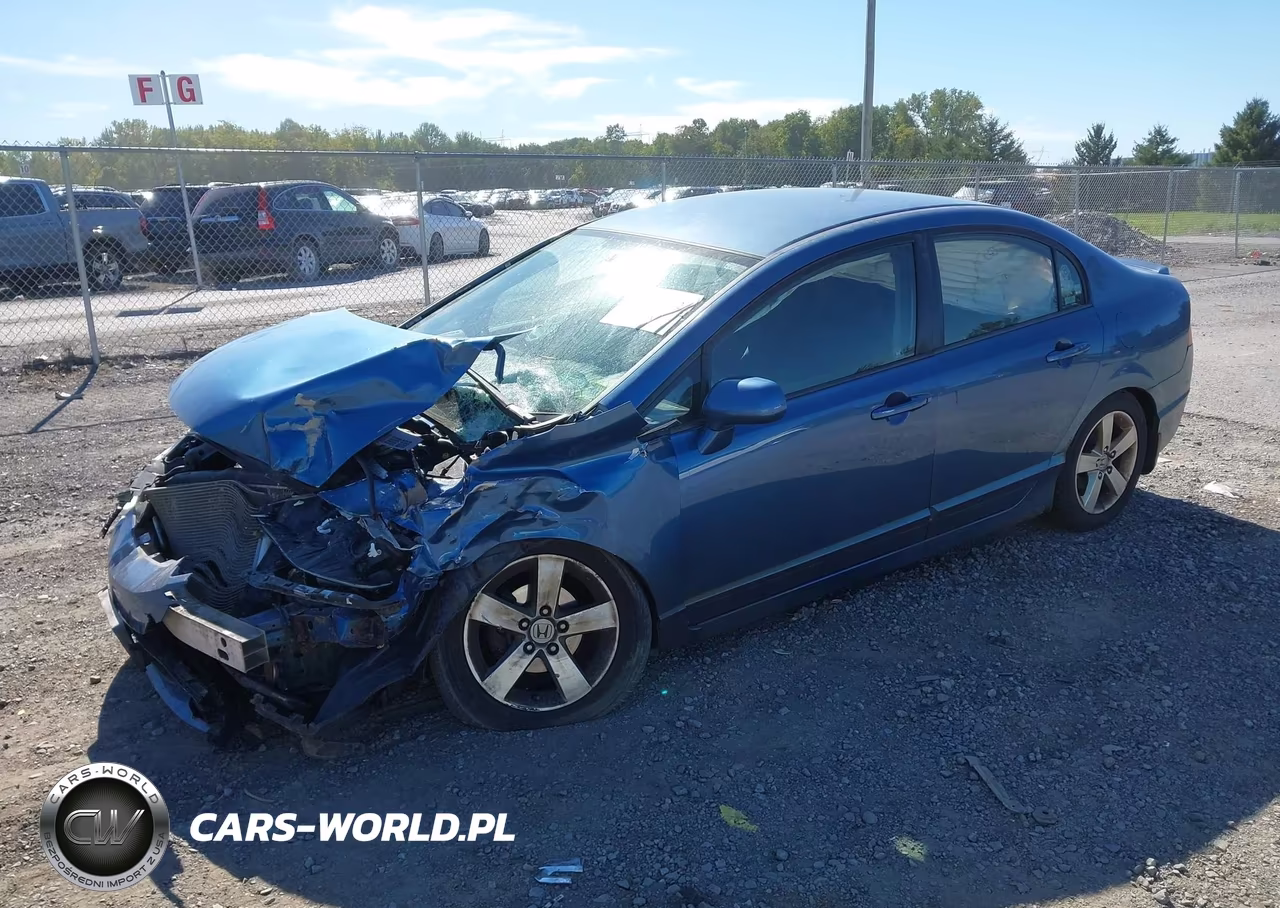 2009 Honda Civic Sdn Lx-S VIN:2HGFA16689H338281 - 2