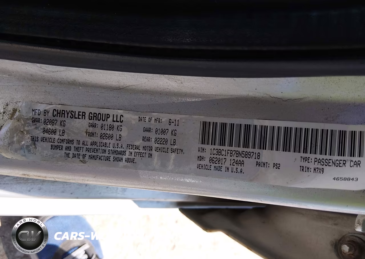2011 Chrysler 200 Touring VIN:1C3BC1FB7BN589718 - 9