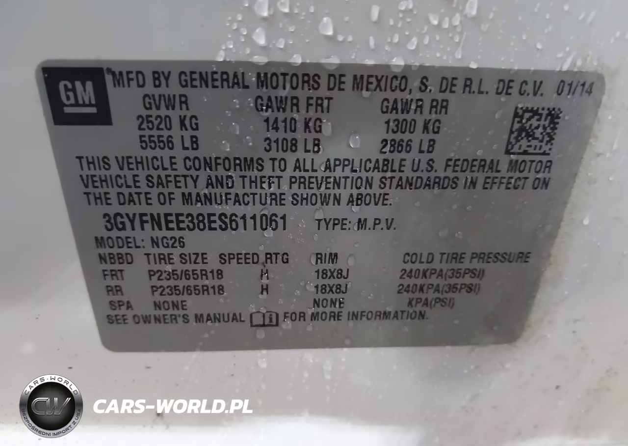 2014 Cadillac Srx Luxury Collection VIN:3GYFNEE38ES611061 - 9