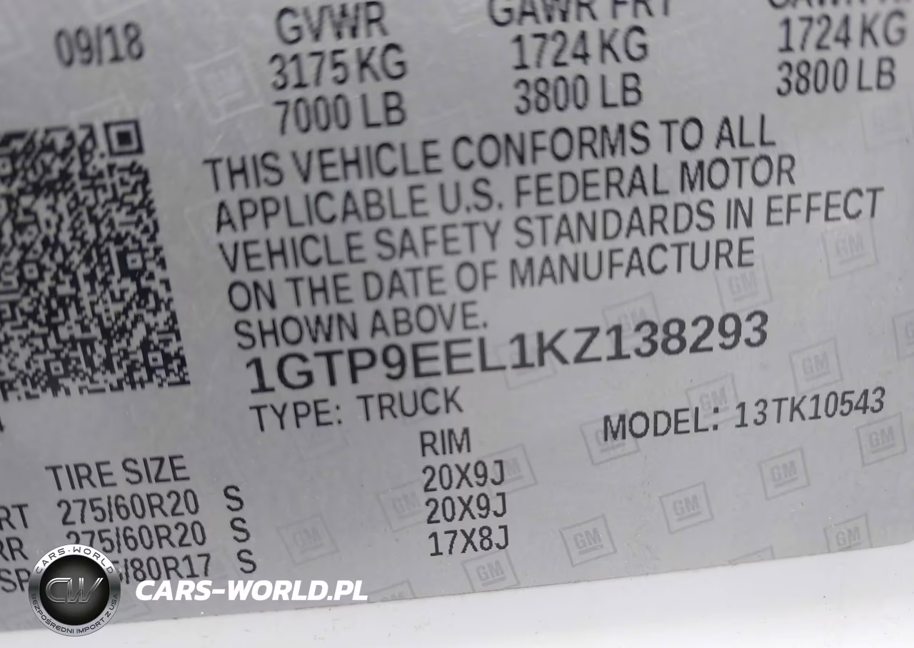 2019 GMC Sierra 1500 At4 VIN:1GTP9EEL1KZ138293 - 9