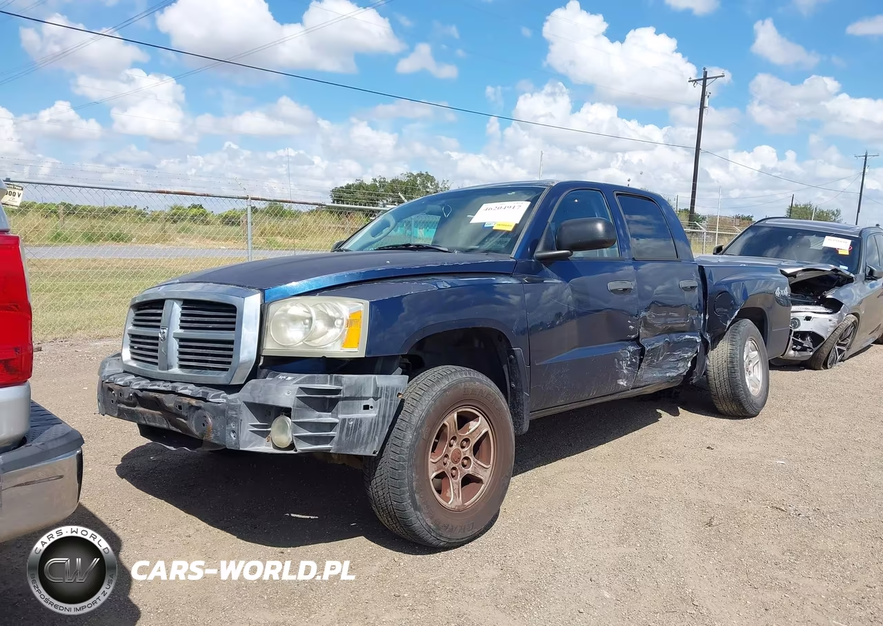 2006 Dodge Dakota Slt VIN:1D7HW48N56S715061 - 2