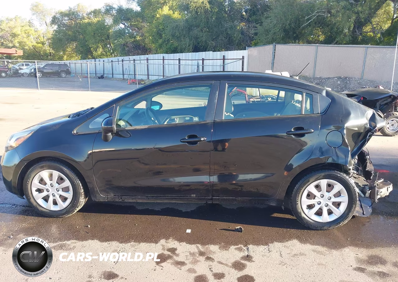 2014 Kia Rio Lx VIN:KNADM4A31E6389013 - 14