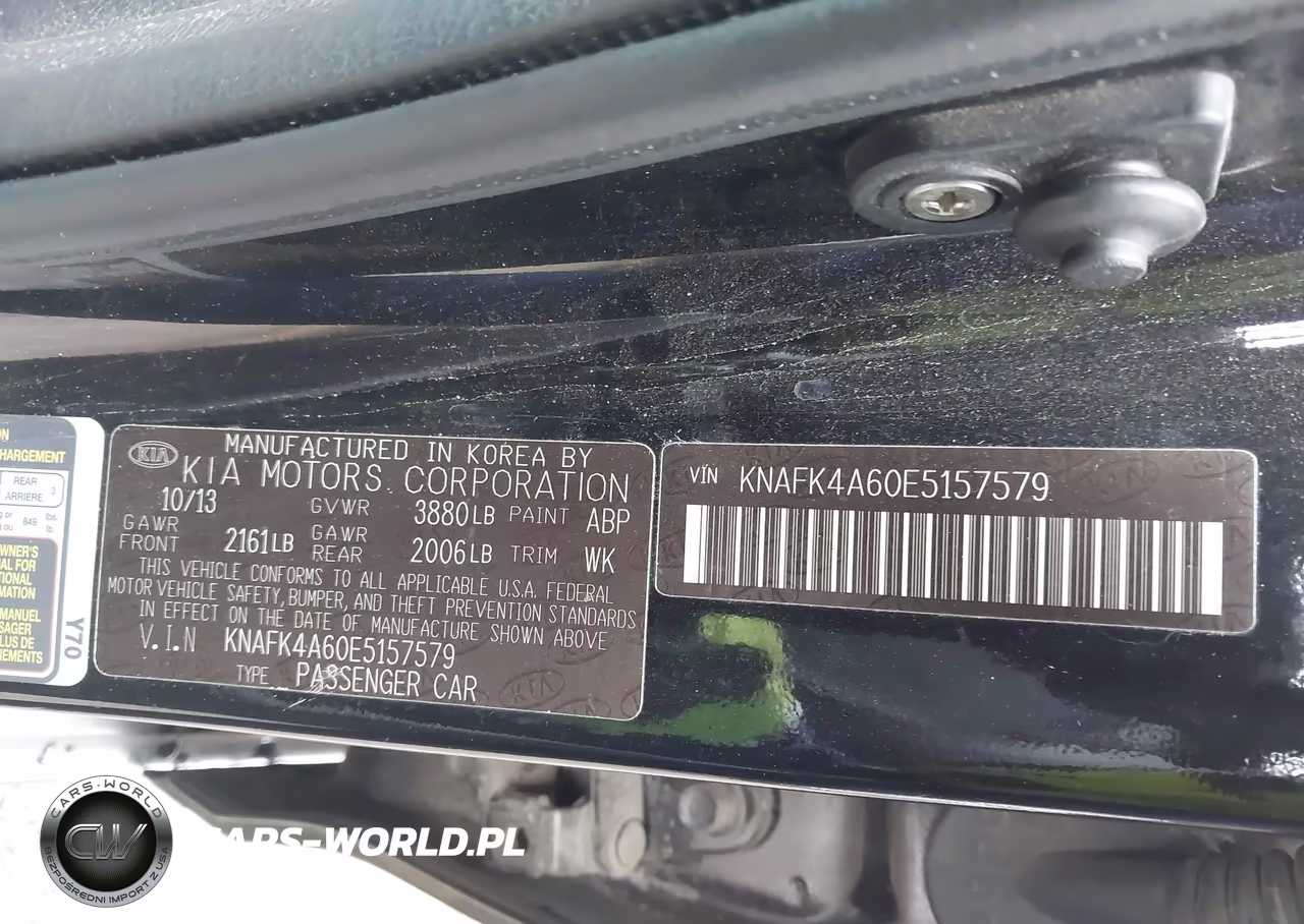2014 Kia Forte Lx VIN:KNAFK4A60E5157579 - 9
