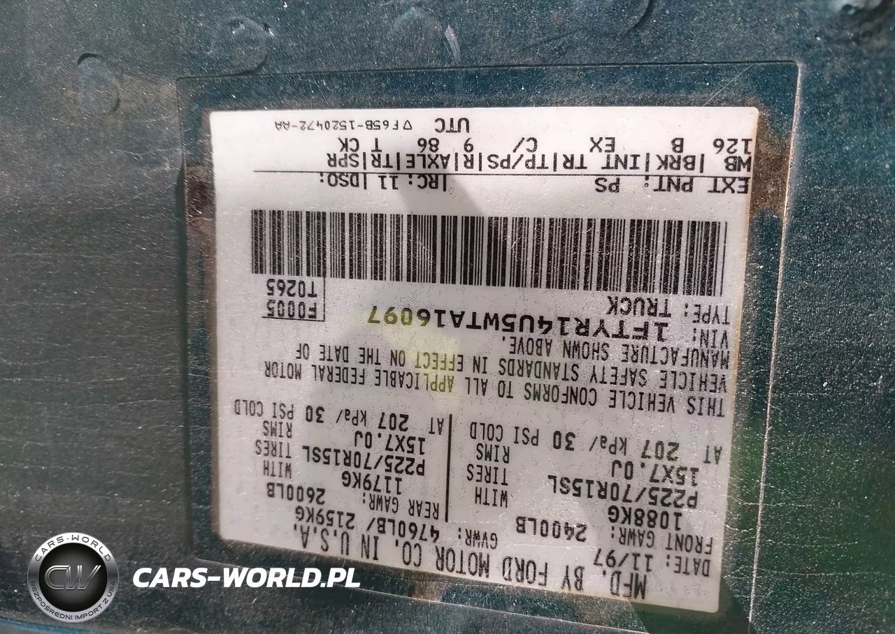 1998 Ford Ranger Splash-Xl-Xlt VIN:1FTYR14U5WTA16097 - 9