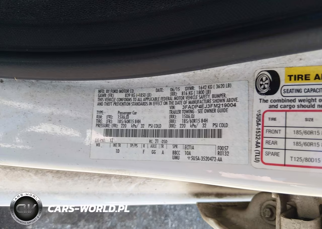 2015 Ford Fiesta Se VIN:3FADP4EJ3FM219004 - 9