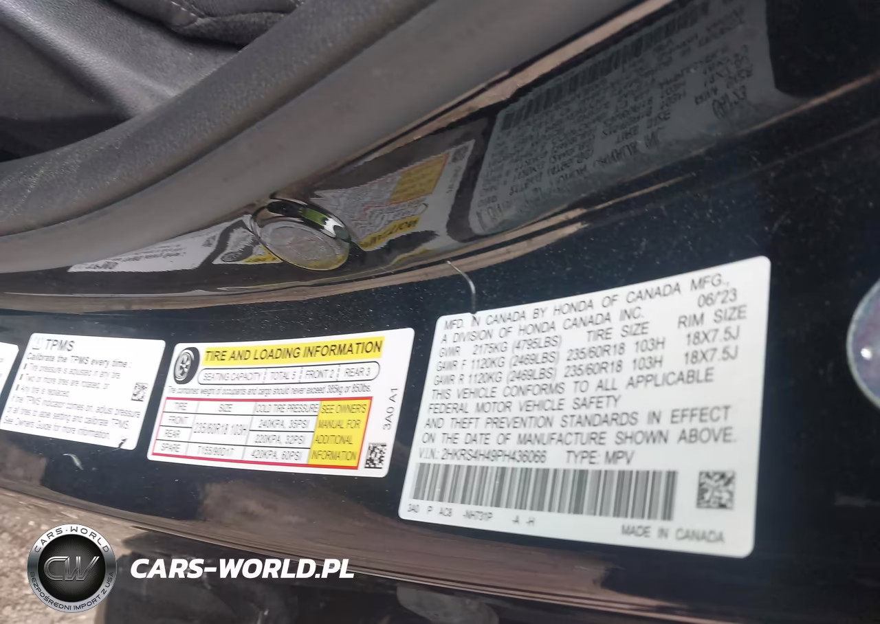 2023 Honda Cr-V Ex Awd VIN:2HKRS4H49PH436066 - 9