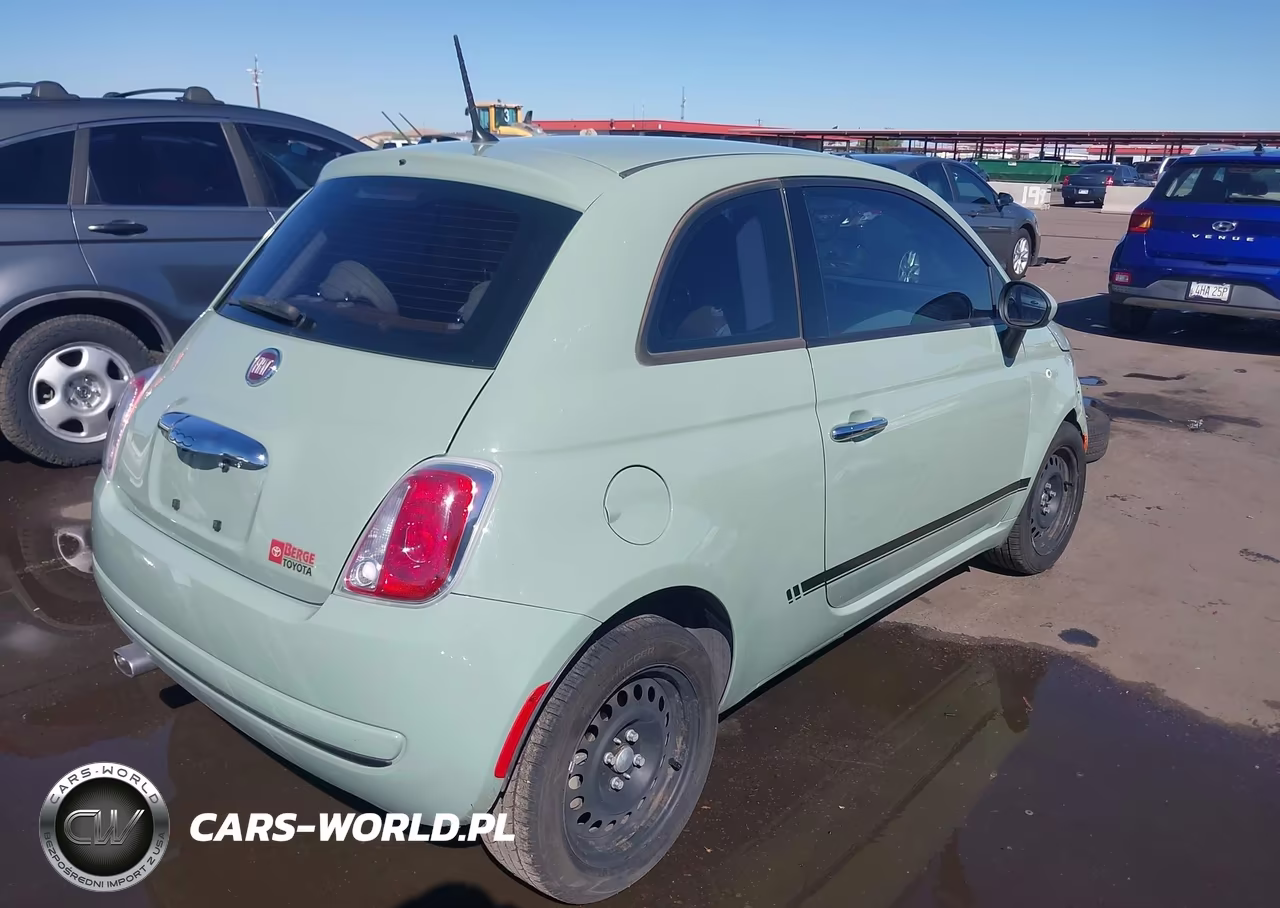2015 Fiat 500 Pop VIN:3C3CFFAR0FT624179 - 4