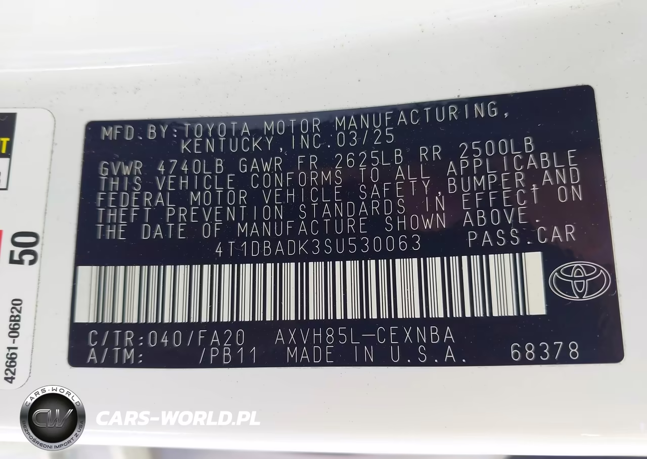 2025 Toyota Camry Le VIN:4T1DBADK3SU530063 - 9
