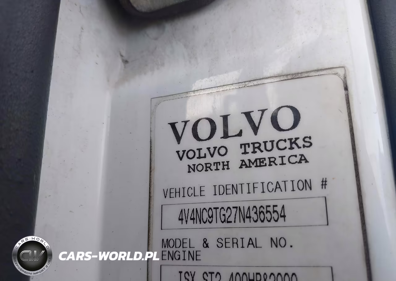 2007 Volvo Vn VIN:4V4NC9TG27N436554 - 8