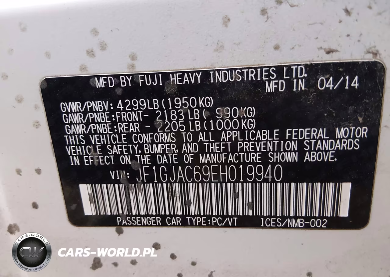 2014 Subaru Impreza Premium VIN:JF1GJAC69EH019940 - 9