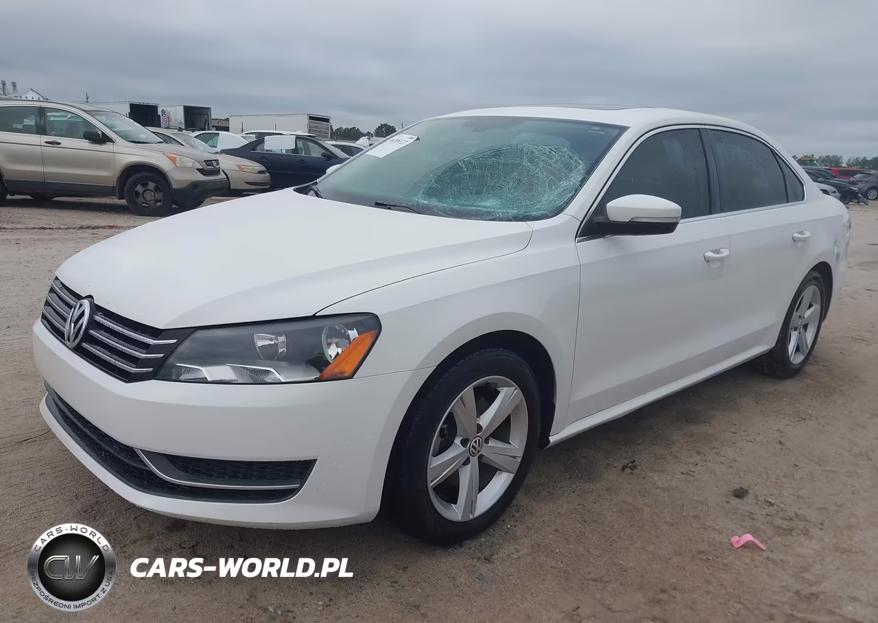 2013 Volkswagen Passat 2.5L Se VIN:1VWBH7A30DC102967 - 2