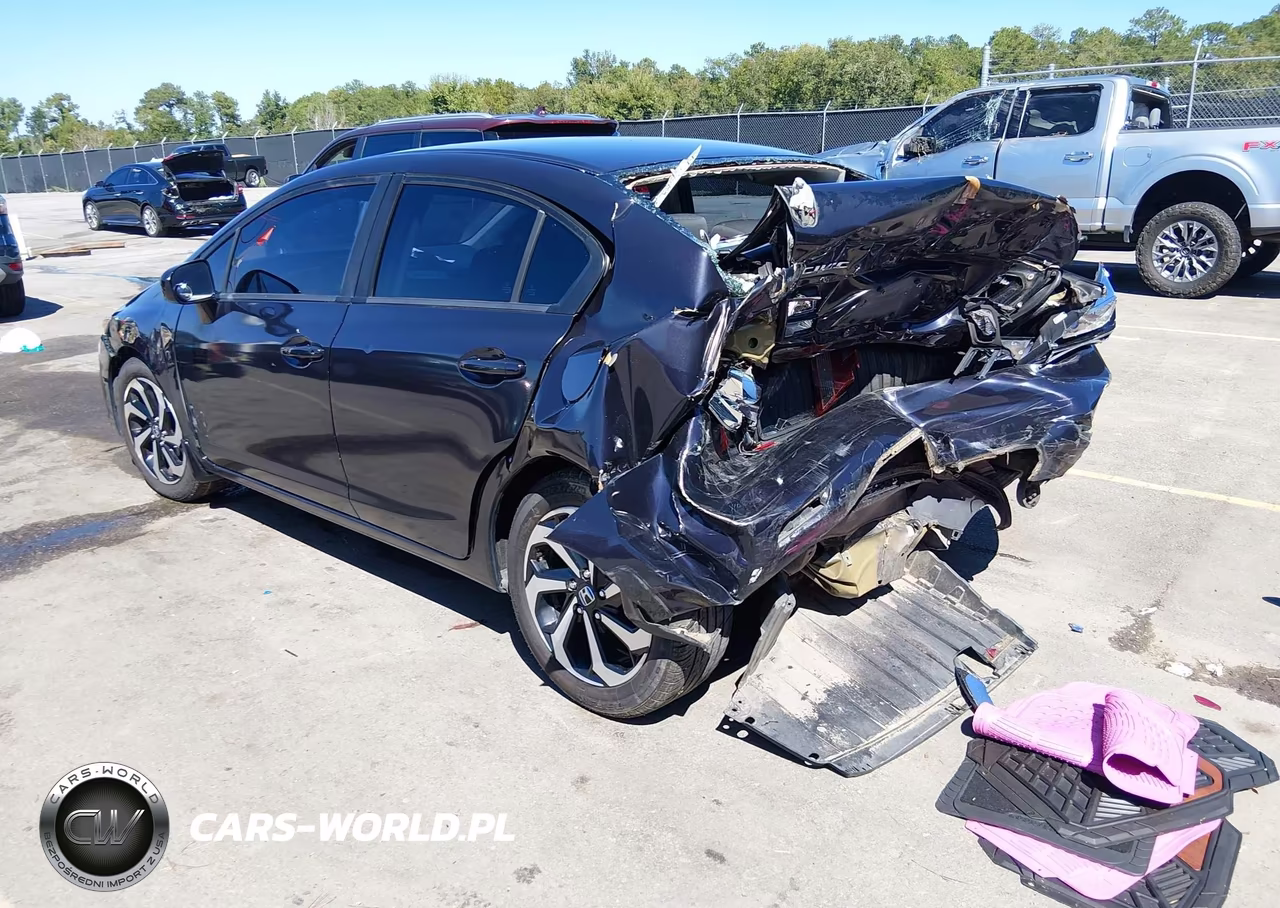 2014 Honda Civic Lx VIN:2HGFB2F56EH533204 - 3
