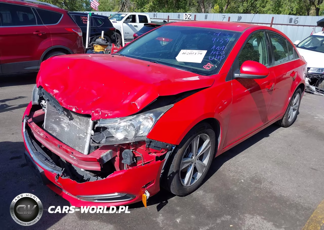 2015 Chevrolet Cruze Lt VIN:1G1PE5SB3F7279139 - 2