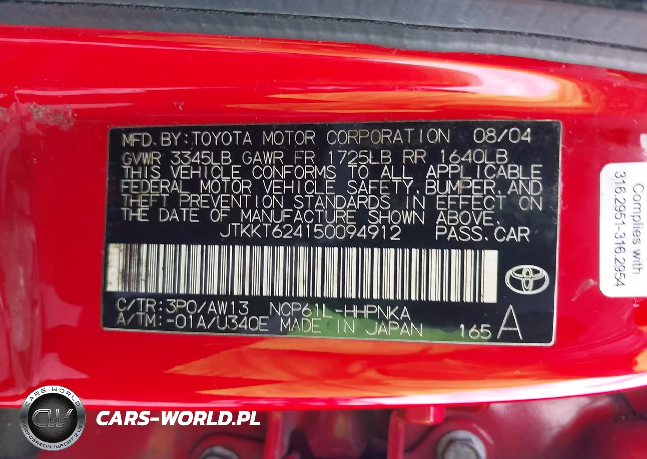 2005 Scion Xa VIN:JTKKT624150094912 - 9