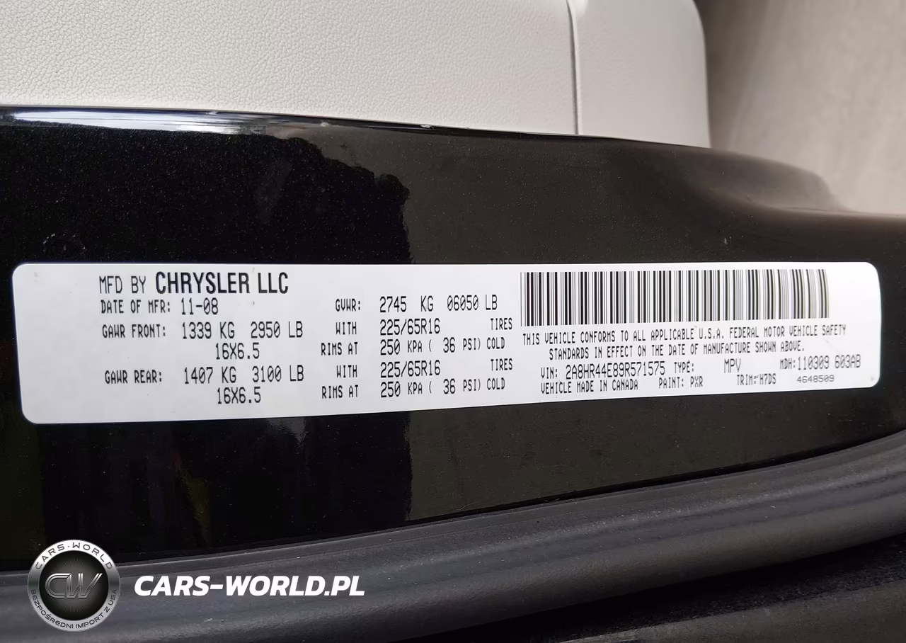 2009 Chrysler Town & Country Lx VIN:2A8HR44E89R571575 - 9