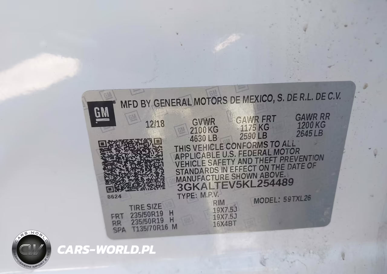 2019 GMC Terrain Sle VIN:3GKALTEV5KL254489 - 9