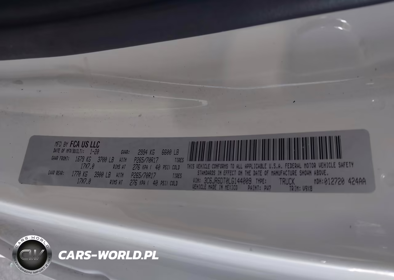 2020 Ram 1500 Classic Tradesman VIN:3C6JR6DT0LG144009 - 9