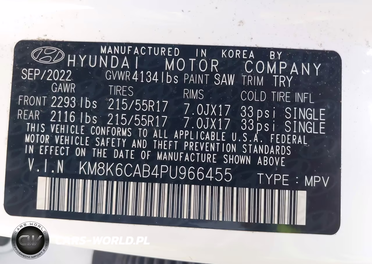 2023 Hyundai Kona Sel VIN:KM8K6CAB4PU966455 - 9