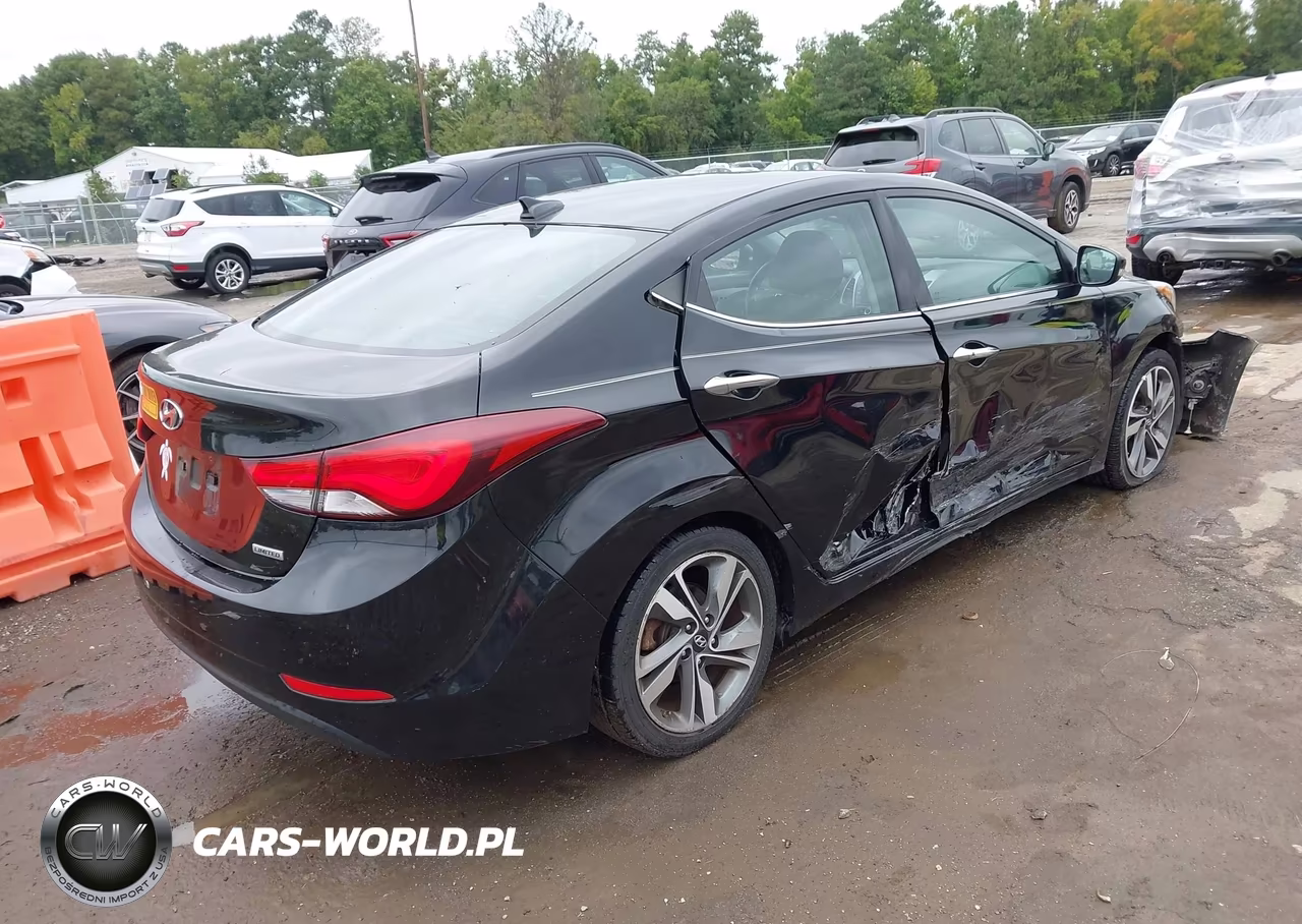 2016 Hyundai Elantra Limited VIN:KMHDH4AE5GU515585 - 4
