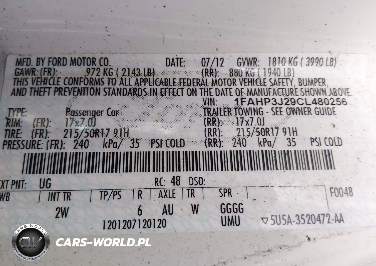 2012 Ford Focus Titanium VIN:1FAHP3J29CL480256 - 9